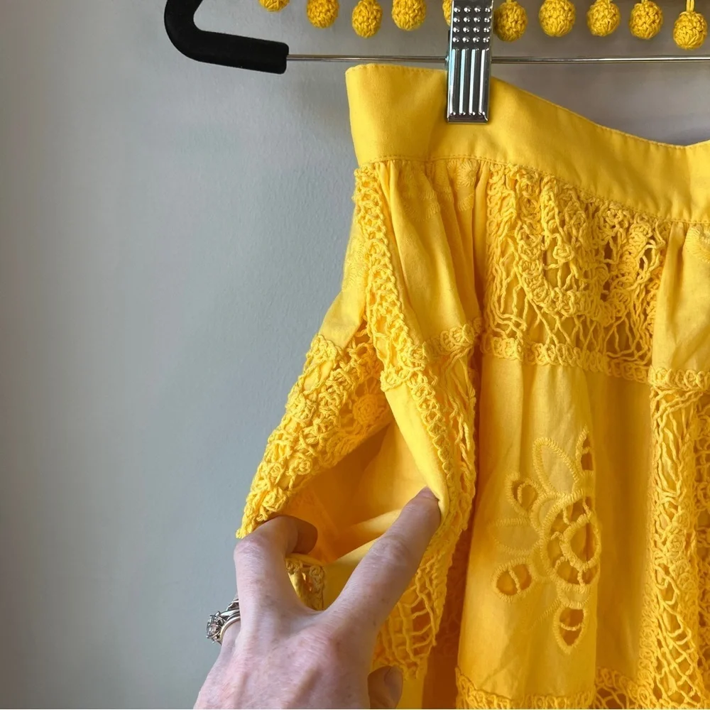 Hunter Bell Yellow Crocheted Two-Piece Set - Picture 14 of 14